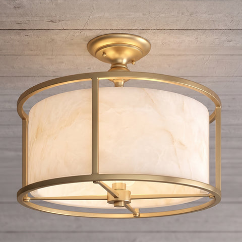 Addyson Alabaster Semi-Flush Mount – detail 11