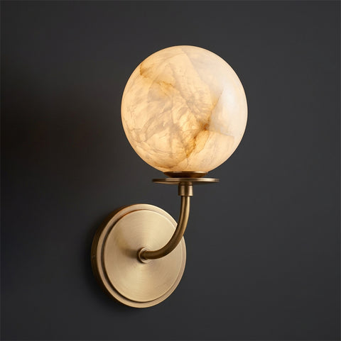 Adrienne Alabaster Wall Sconce