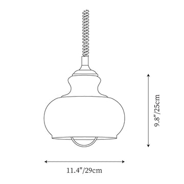 Aitan Pendant Lamp — Dimension drawings 1