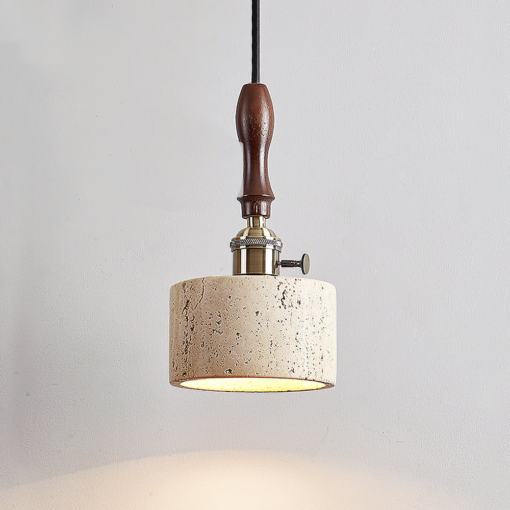 Alagusmo Travertine Pendant Light – detail 2