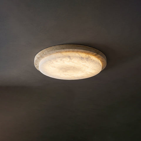 Alhama Alabaster Flush Mount Ceiling Light