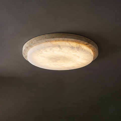 Alhama Alabaster Flush Mount Ceiling Light