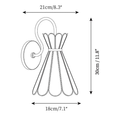 Alito Wall Light — Dimension drawings 1