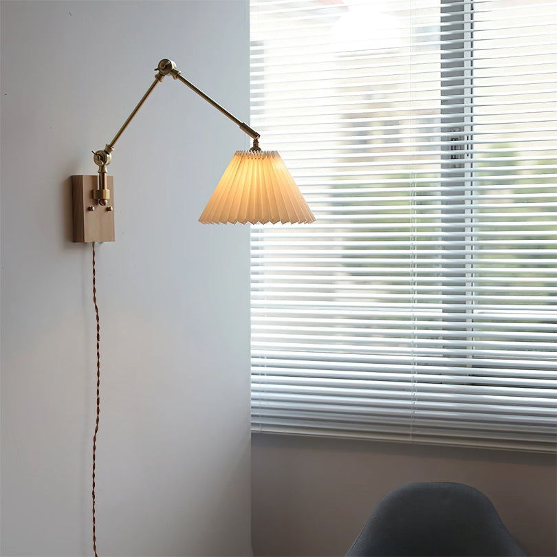 Angeline Swing Arm Plug In Wall Lamp – detail 2