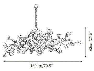 ثريا Aosta Branch — رسومات الأبعاد 1