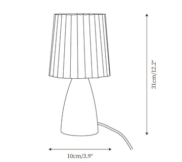 Apollo Table Lamp — Dimension drawings 1