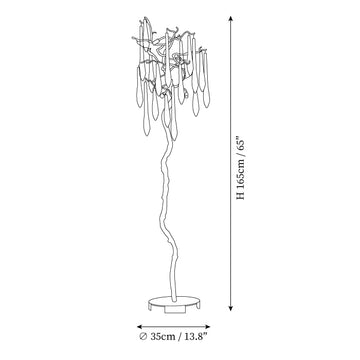 Lampadaire Aqua Babylonica — Plans de dimensions 1