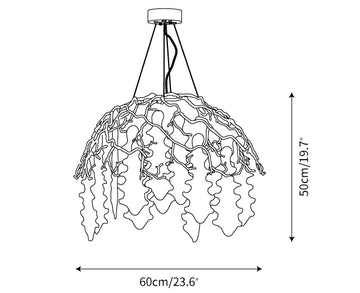 Aqua Dome Kronleuchter — Maßzeichnungen 2
