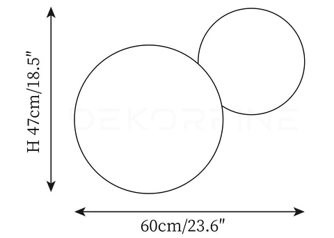 Φ 15″ x H 15″