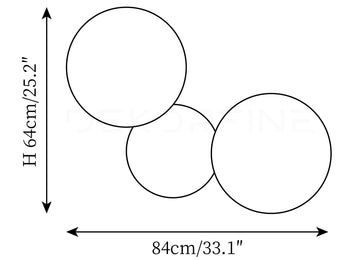 Applique Murale Art Fluorescent — Disegni dimensionali 4