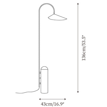 Mono Floor Lamp — Dimension drawings 1