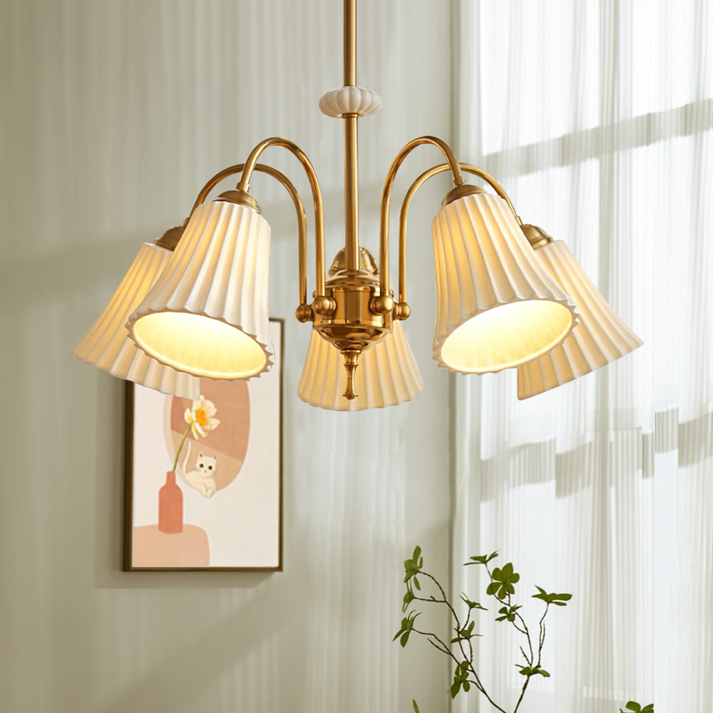 Asea Brass Chandelier – detail 2
