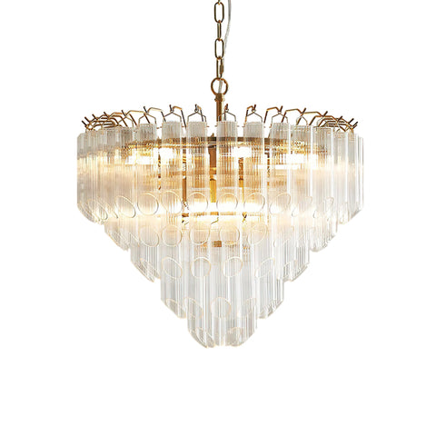 Astoria Waterfall Glass Chandelier – detail 9