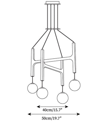 Lustre Astra — Plans de dimensions 2