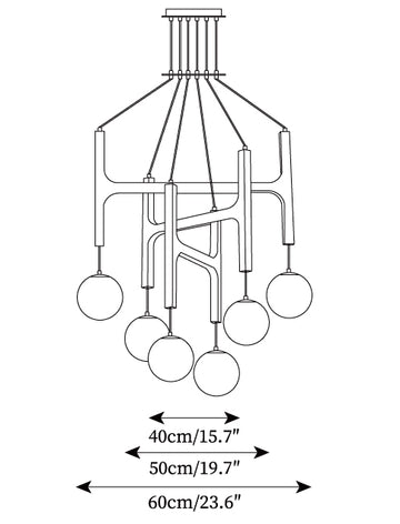 Lustre Astra — Plans de dimensions 3