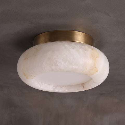 Atienza Alabaster Flush Mount Ceiling Light