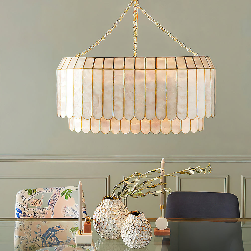 Aurelia Capiz Pendant Lamp – detail 2