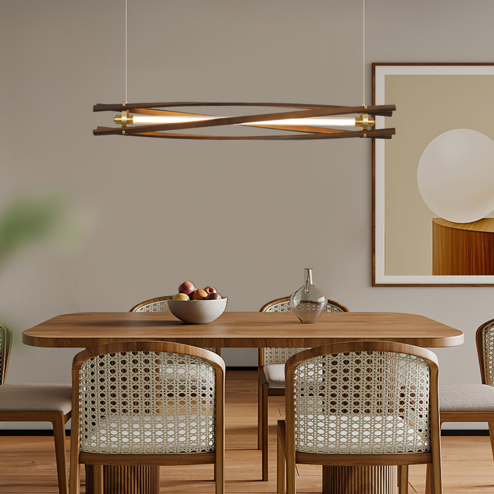 Axis Wood Chandelier – detail 2