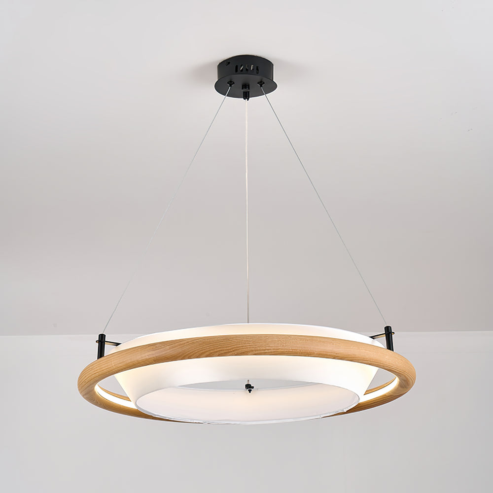 Azria Wood Chandelier – detail 2