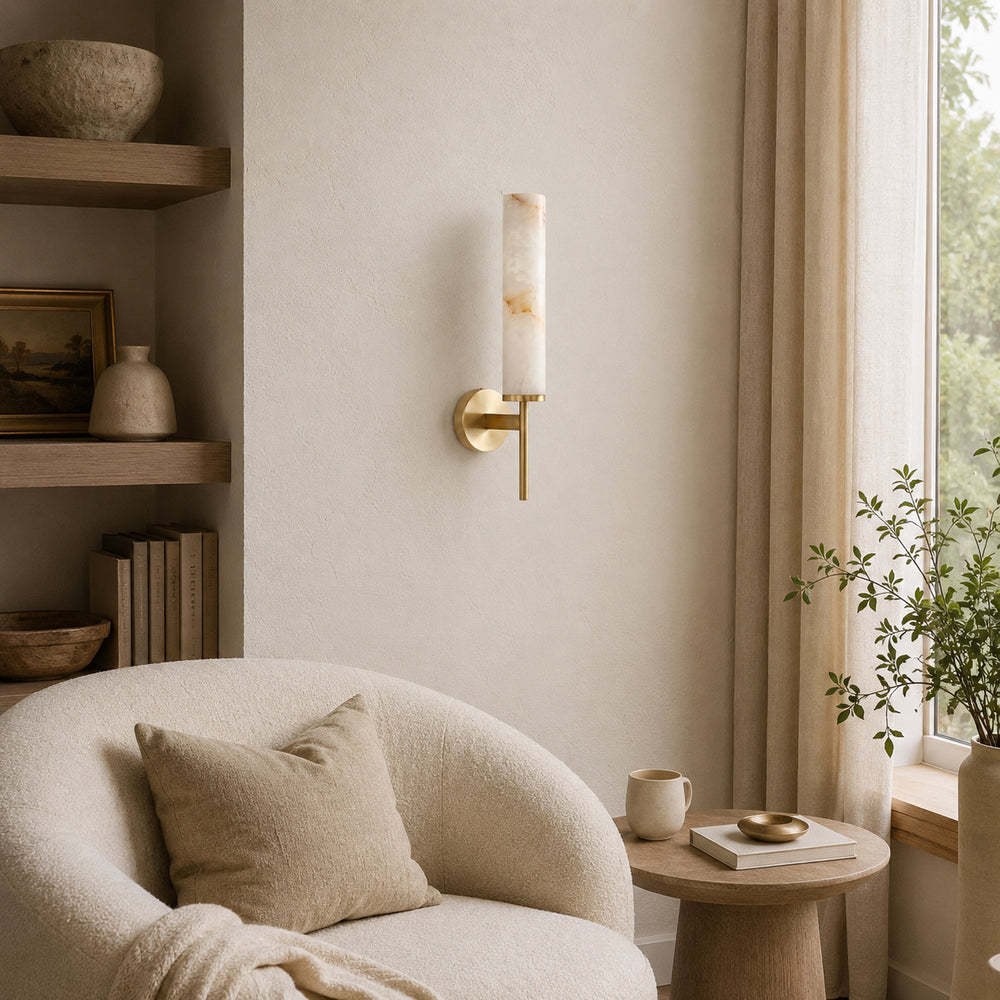 Baldassare Alabaster Wall Sconce – detail 2