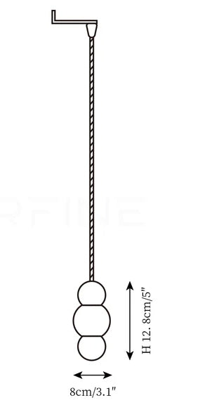 Ball Wall Lamp — Dimension drawings 2