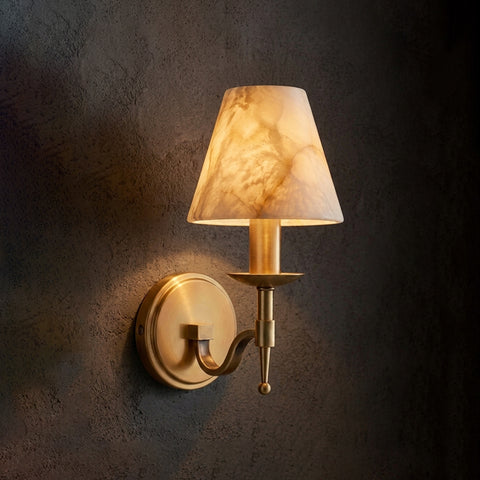 Baylor Alabaster Wall Sconce – detail 10