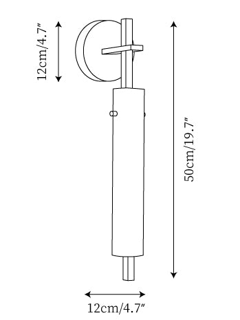 Beacon Wall Lamp — Dimension drawings 1