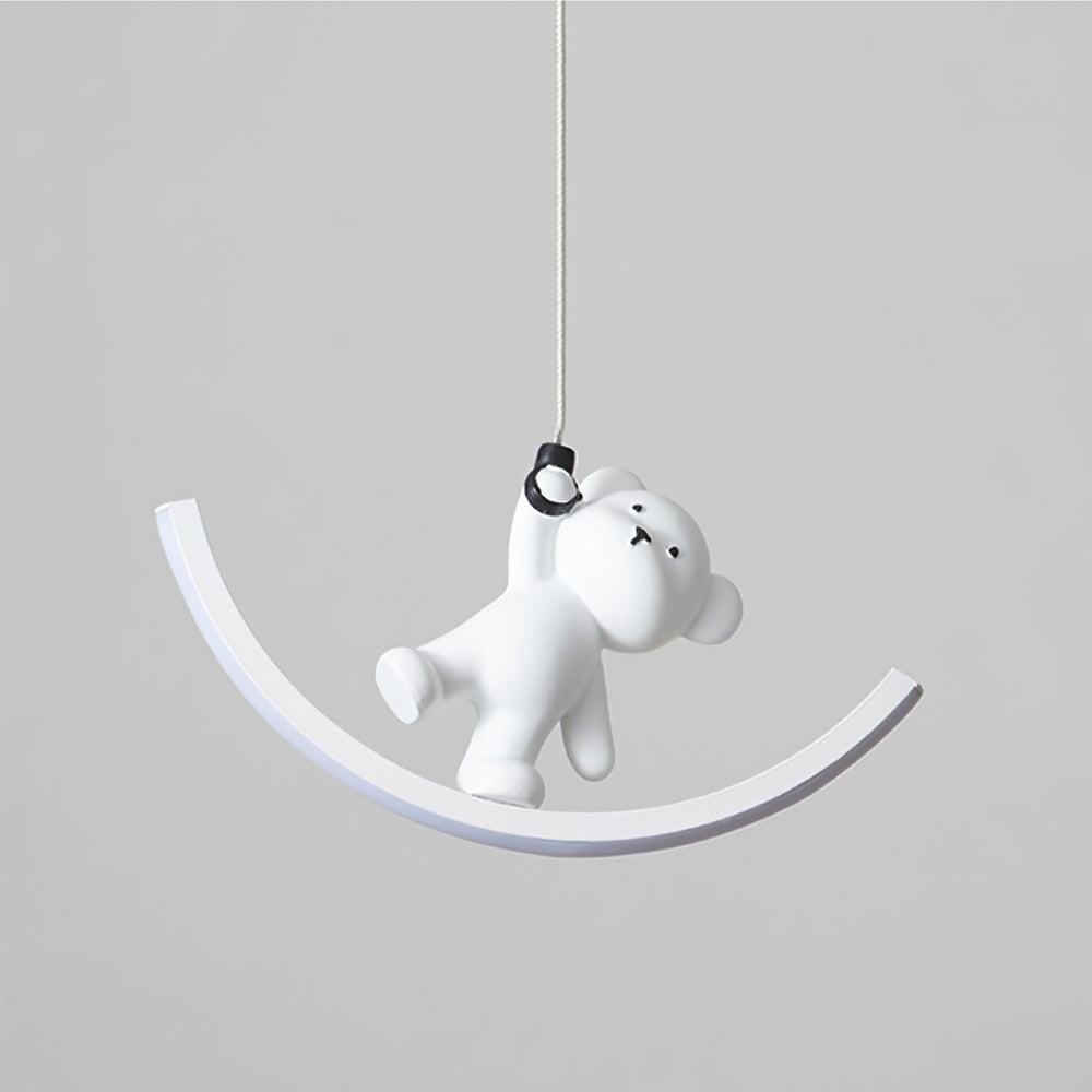 Bear Resin Pendant Lamp – detail 2