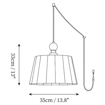 Beatrice Swag Lights — Maßzeichnungen 1