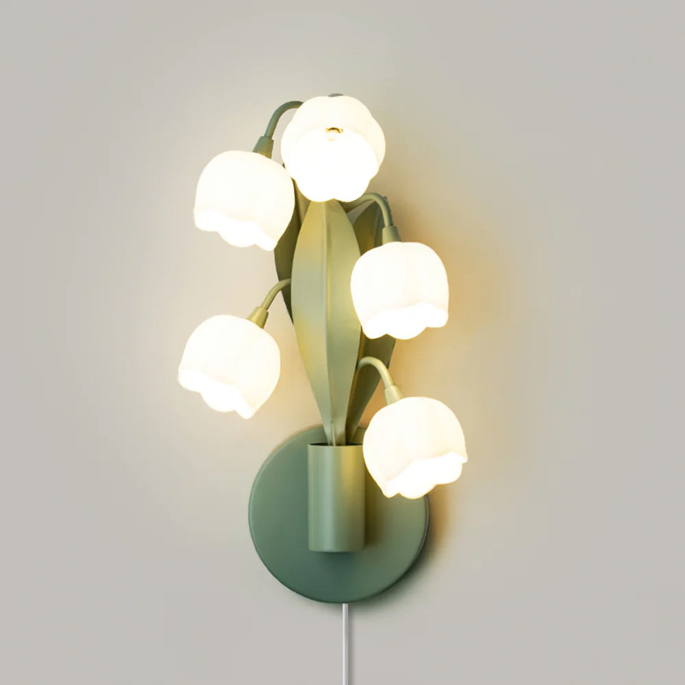 Bell Orchid Plug In Wall Lamp – detail 2