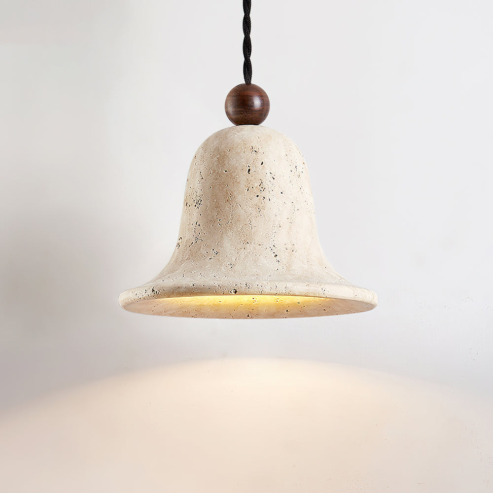 Bell Travertine Pendant Light – detail 2