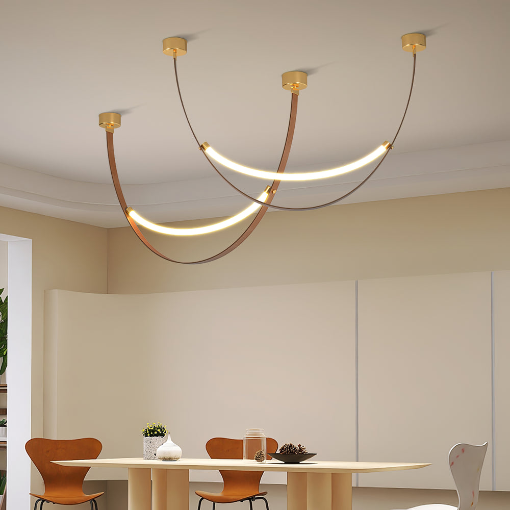 Leather Pendant Light – detail 2