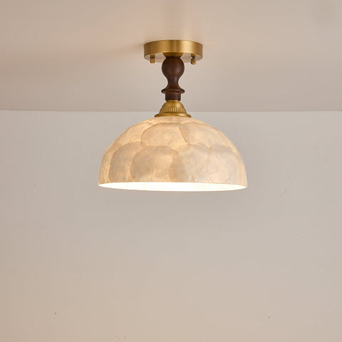 Belvedere Capiz Flush Mount Ceiling Light – detail 5
