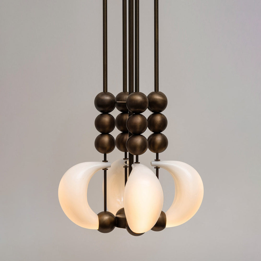 Bent Glass Pendant Light – detail 2