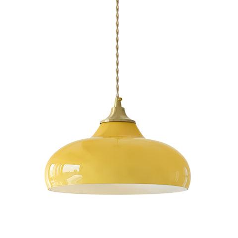 Citrine Dome Pendant Lamp – detail 11