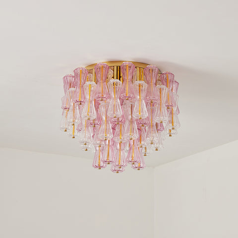 Biarritz Glass Flush Mount Ceiling Light – detail 12