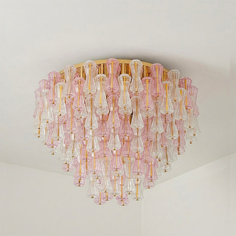 Biarritz Glass Flush Mount Ceiling Light – detail 14