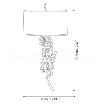Tilda Wall Lamp — Dimension drawings 1