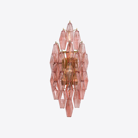 Biscayne Polyhedral Glass Sconce – detail 12