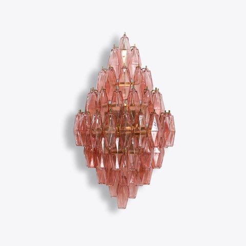 Biscayne Polyhedral Glass Sconce – detail 14