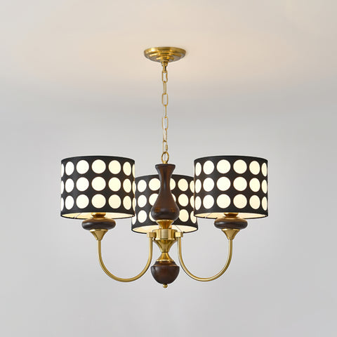 Black Polka Dots Chandelier – detail 24