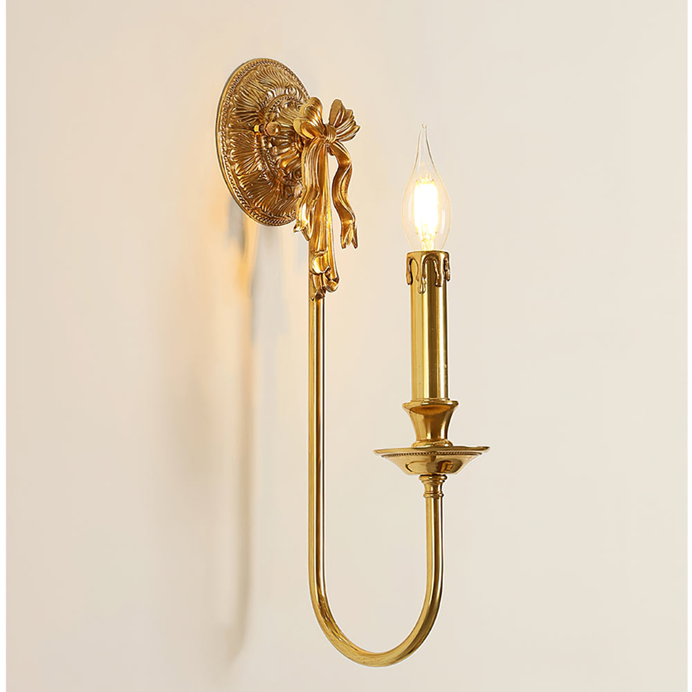 Bow Brass Wall Light – detail 2