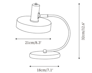 Brano Table Lamp — Dimension drawings 1