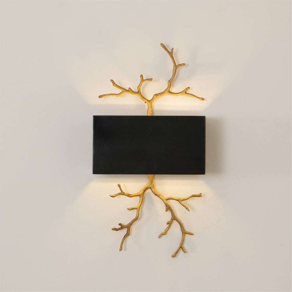 Brass Branch Wall Lamp – detail 2