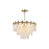 Lustre Feuilles Laiton