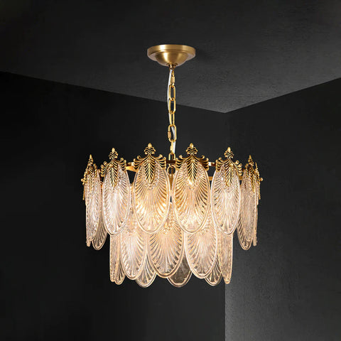 Brass Leaves Chandelier – detail 20