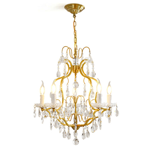 Brass Scrolls Chandelier – detail 11