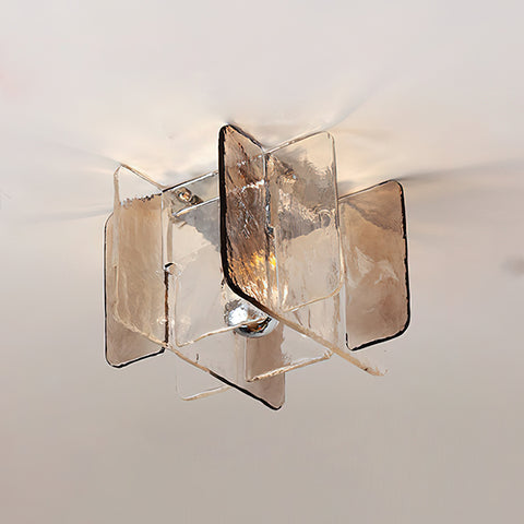 Brera Intersecting Glass Flush Mount – detail 8