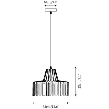 Lampe Suspendue Bruckner Crystal — Plans de dimensions 1