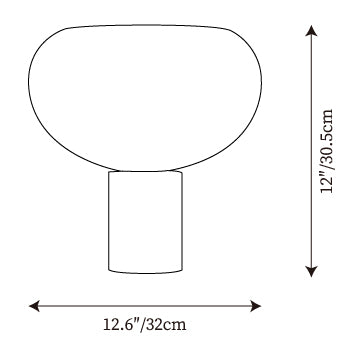 Buds Table Lamp — Dimension drawings 1